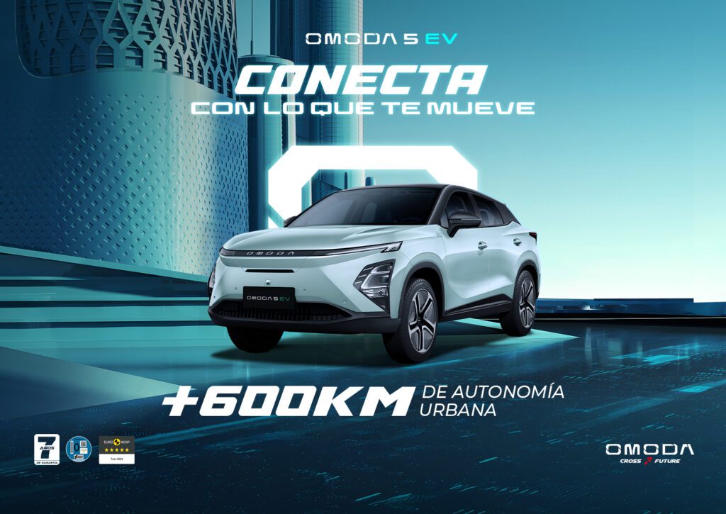 OMODA 5 EV conecta con lo que te mueve