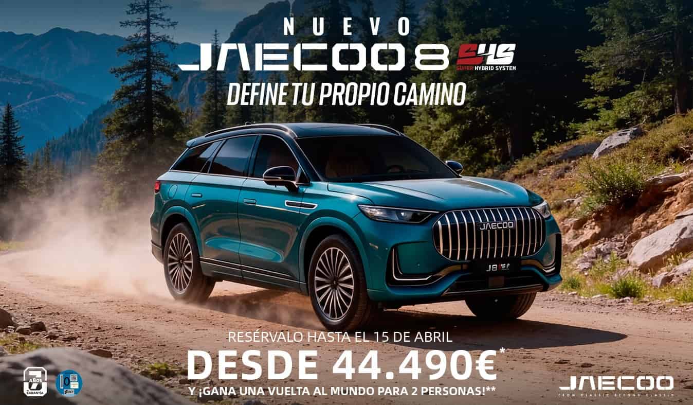 Nuevo JAECOO 8 desde 44.490€*
